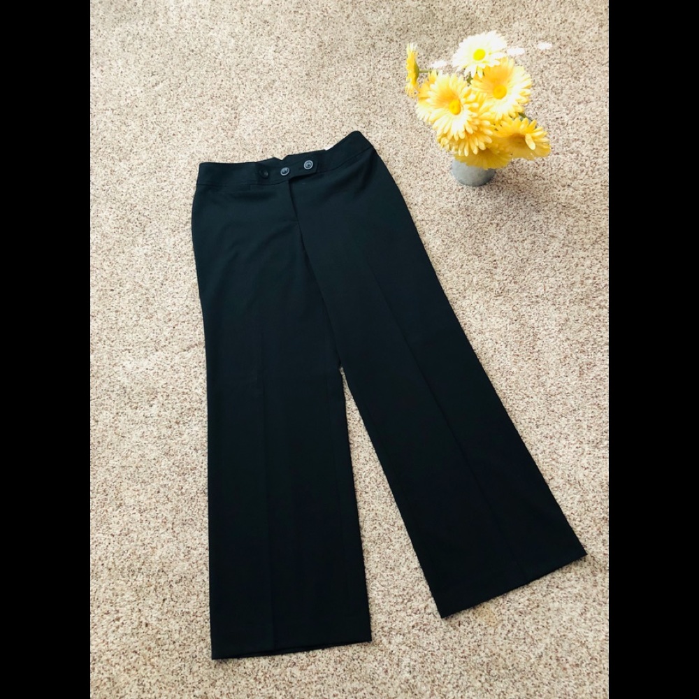 Ann Taylor Loft Wide leg black pants